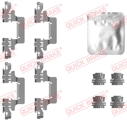 Accessory Kit, disc brake pad - 109-0129 QUICK BRAKE