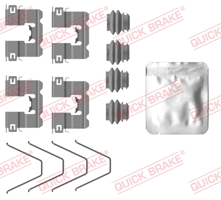Accessory Kit, disc brake pad - 109-0137 QUICK BRAKE