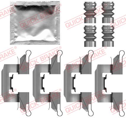 Accessory Kit, disc brake pad - 109-0139 QUICK BRAKE