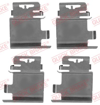 Комплектующие, колодки дискового тормоза - 109-0142 QUICK BRAKE