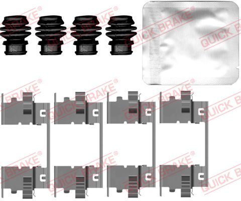 Комплектующие, колодки дискового тормоза - 109-0148 QUICK BRAKE