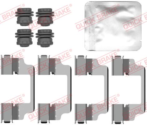 Accessory Kit, disc brake pad - 109-0150 QUICK BRAKE
