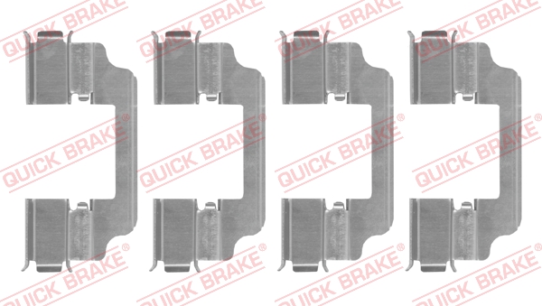 Accessory Kit, disc brake pad - 109-0154 QUICK BRAKE