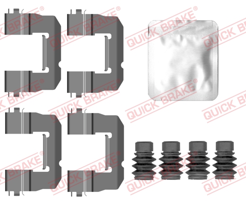 Kit accessori, Pastiglia freno - 109-0157 QUICK BRAKE