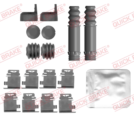 Комплектующие, колодки дискового тормоза - 109-0159 QUICK BRAKE
