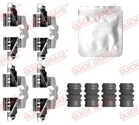 Accessory Kit, disc brake pad - 109-0161 QUICK BRAKE