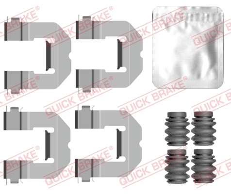 Accessory Kit, disc brake pad - 109-0162 QUICK BRAKE