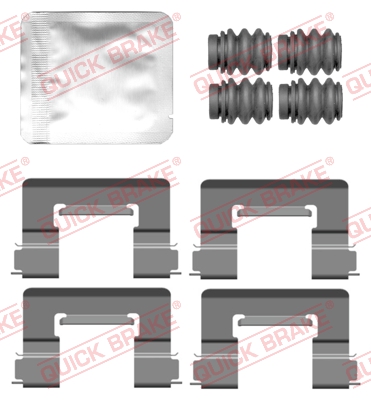 Accessory Kit, disc brake pad - 109-0164 QUICK BRAKE
