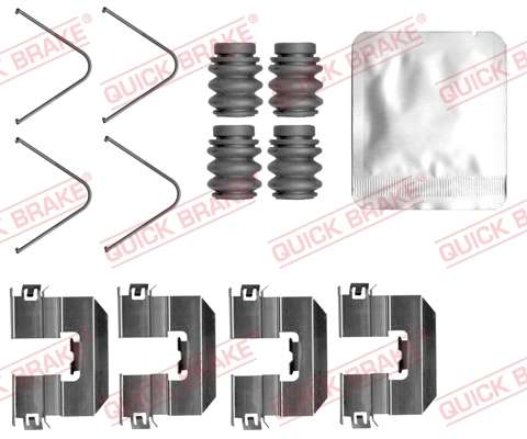 Accessory Kit, disc brake pad - 109-0165 QUICK BRAKE