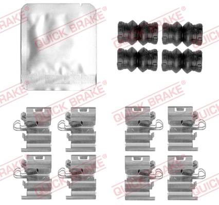 Kit accessori, Pastiglia freno - 109-0168 QUICK BRAKE
