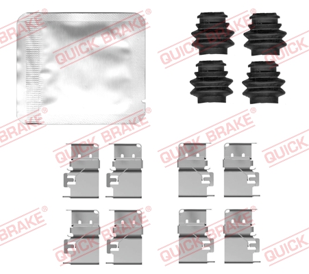 Accessory Kit, disc brake pad - 109-0172 QUICK BRAKE
