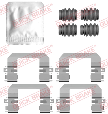 Kit accessori, Pastiglia freno - 109-0176 QUICK BRAKE