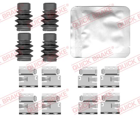 Kit accessori, Pastiglia freno - 109-0184 QUICK BRAKE