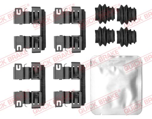 Accessory Kit, disc brake pad - 109-0186 QUICK BRAKE