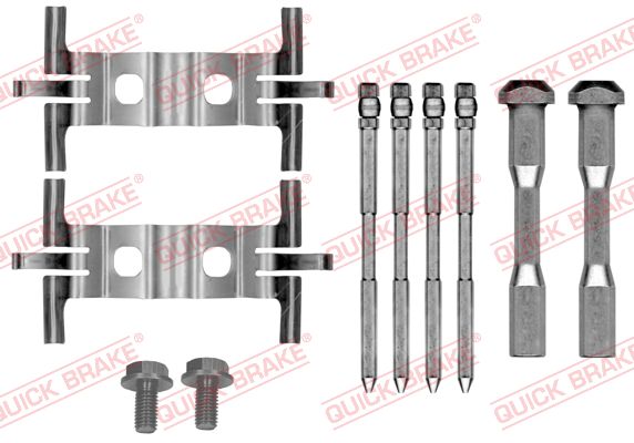 Комплектующие, колодки дискового тормоза - 109-0190 QUICK BRAKE
