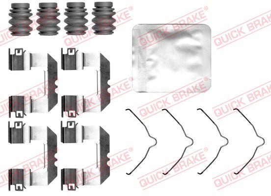 Kit accessori, Pastiglia freno - 109-0191 QUICK BRAKE