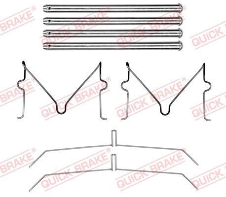 Accessory Kit, disc brake pad - 109-0199 QUICK BRAKE
