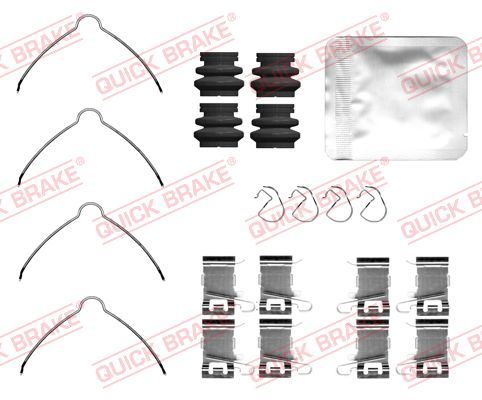 Kit accessori, Pastiglia freno - 109-0201 QUICK BRAKE