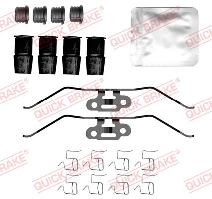 Accessory Kit, disc brake pad - 109-0202 QUICK BRAKE