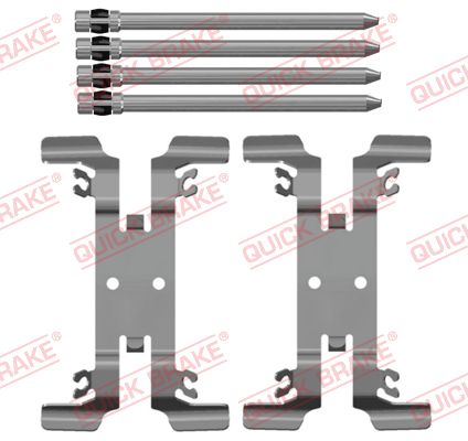 Accessory Kit, disc brake pad - 109-0206 QUICK BRAKE