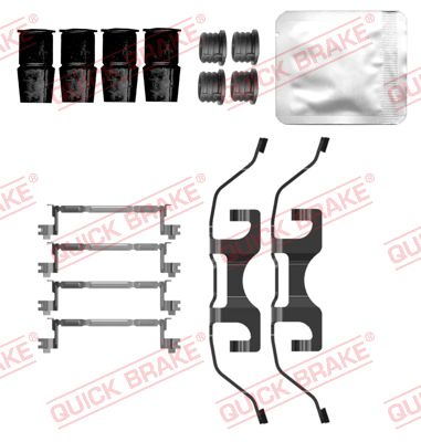 Kit accessori, Pastiglia freno - 109-0208 QUICK BRAKE