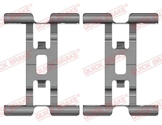 Kit accessori, Pastiglia freno - 109-0211 QUICK BRAKE