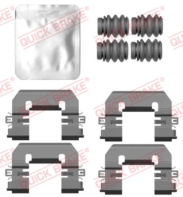 Kit accessori, Pastiglia freno - 109-0212 QUICK BRAKE