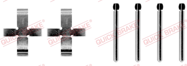 Accessory Kit, disc brake pad - 109-0905 QUICK BRAKE