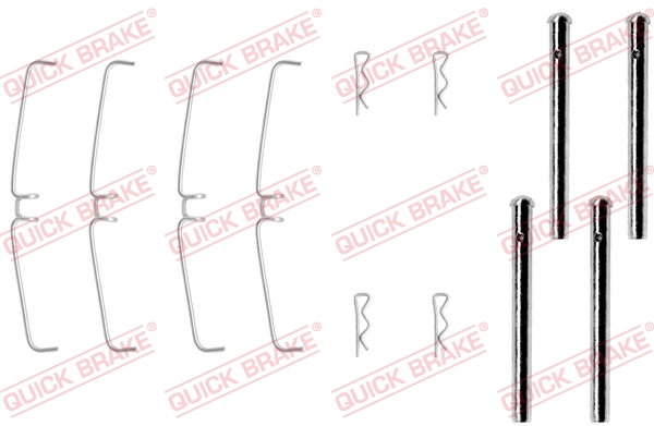 Accessory Kit, disc brake pad - 109-0907 QUICK BRAKE