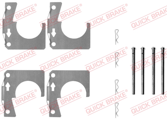 Accessory Kit, disc brake pad - 109-0914 QUICK BRAKE