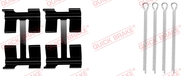 Accessory Kit, disc brake pad - 109-0972 QUICK BRAKE