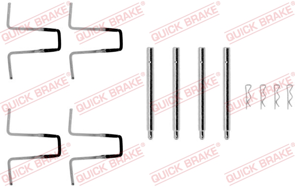 Kit accessori, Pastiglia freno - 109-0977 QUICK BRAKE