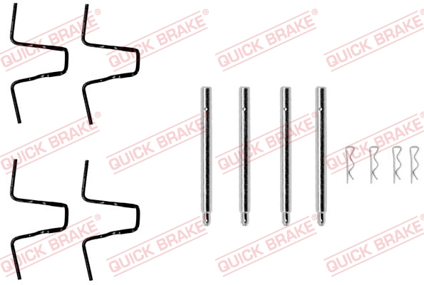 Комплектующие, колодки дискового тормоза - 109-0978 QUICK BRAKE