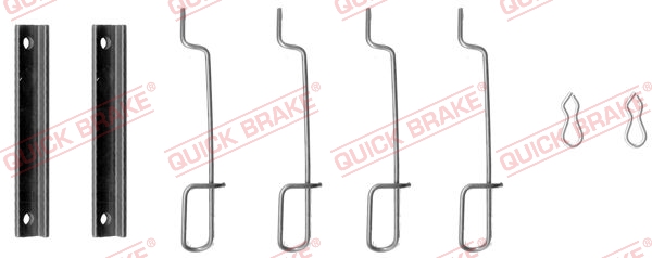 Kit accessori, Pastiglia freno - 109-0992 QUICK BRAKE