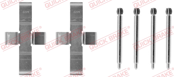 Accessory Kit, disc brake pad - 109-1004 QUICK BRAKE