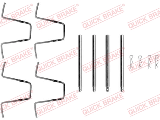Комплектующие, колодки дискового тормоза - 109-1010 QUICK BRAKE