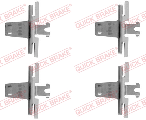 Accessory Kit, disc brake pad - 109-1018 QUICK BRAKE