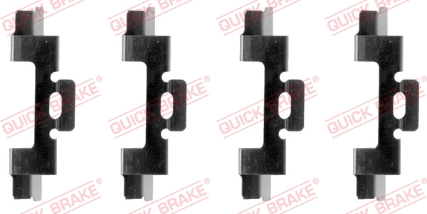 Kit accessori, Pastiglia freno - 109-1027 QUICK BRAKE