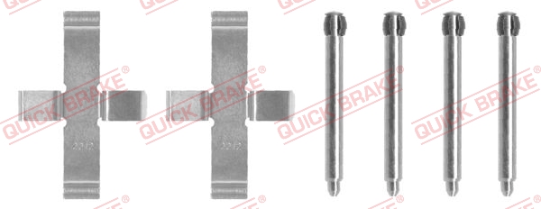 Accessory Kit, disc brake pad - 109-1046 QUICK BRAKE
