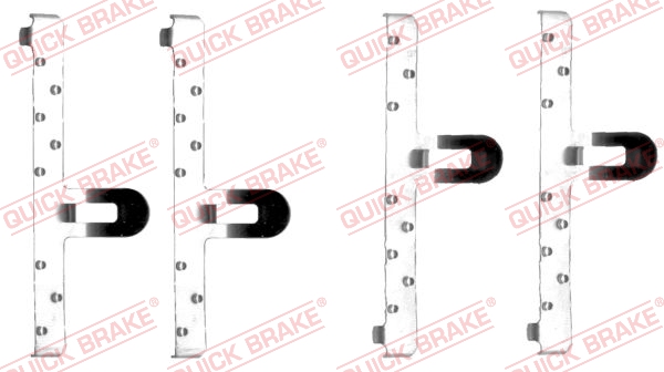 Kit accessori, Pastiglia freno - 109-1048 QUICK BRAKE