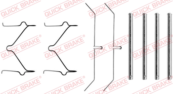 Kit accessori, Pastiglia freno - 109-1050 QUICK BRAKE