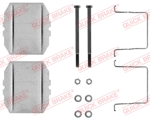 Kit accessori, Pastiglia freno - 109-1053 QUICK BRAKE