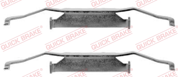 Accessory Kit, disc brake pad - 109-1054 QUICK BRAKE