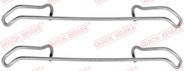 Zubehörsatz, Scheibenbremsbelag - 109-1056 QUICK BRAKE