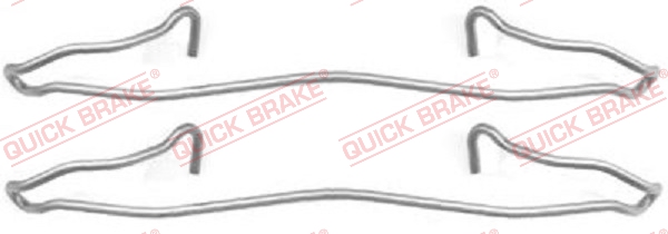Accessory Kit, disc brake pad - 109-1057 QUICK BRAKE