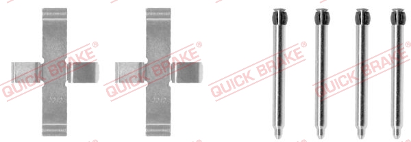 Accessory Kit, disc brake pad - 109-1076 QUICK BRAKE
