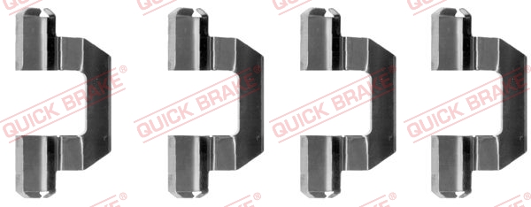 Accessory Kit, disc brake pad - 109-1077 QUICK BRAKE