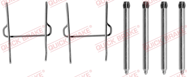Kit accessori, Pastiglia freno - 109-1081 QUICK BRAKE