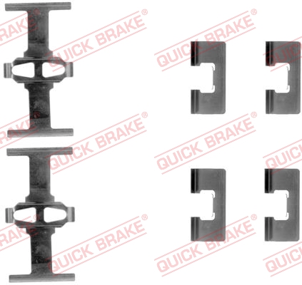 Accessory Kit, disc brake pad - 109-1092 QUICK BRAKE