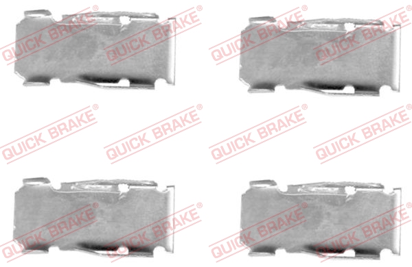 Accessory Kit, disc brake pad - 109-1094 QUICK BRAKE